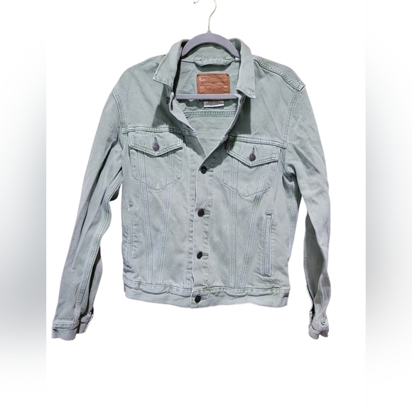 Levi's Other - Levi's Light Green Denim Jacket